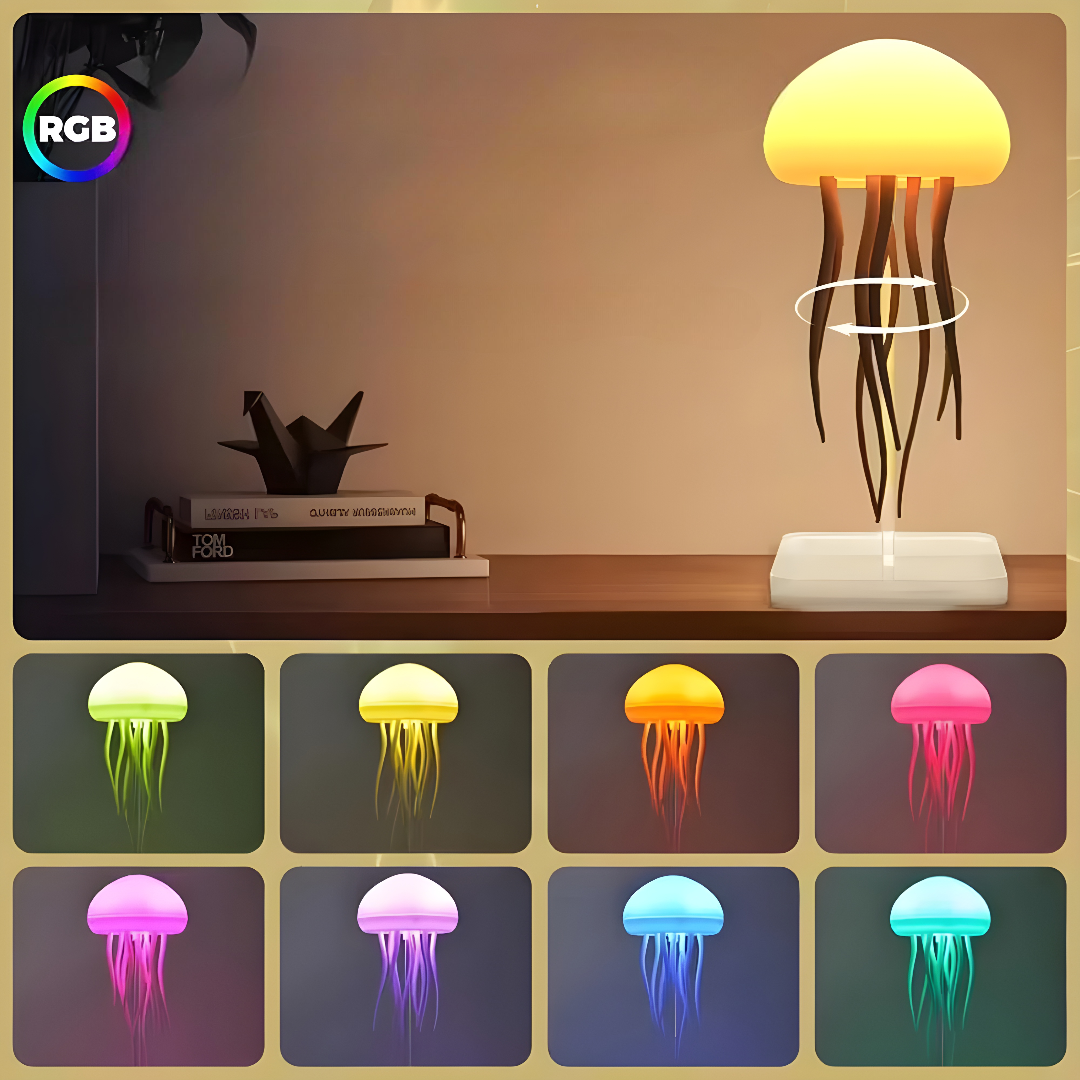 Jellyfish Light – Die faszinierende Quallenlampe mit Farbwechsel & Bewegung ✨